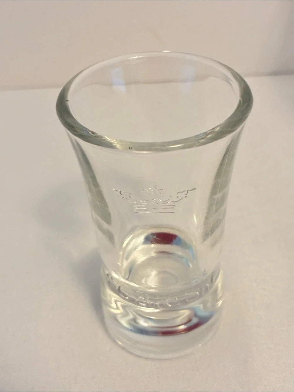 Sobieski Vodka Shot Glasses Clear Glass Set of 4